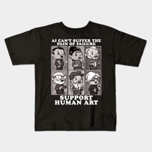 Support Human Art Kids T-Shirt